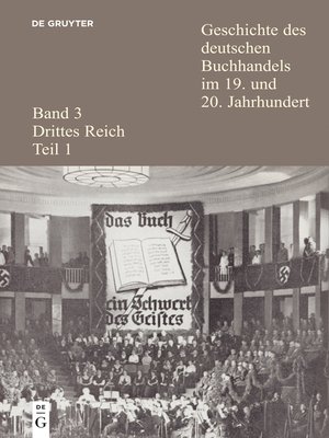 cover image of Geschichte des deutschen Buchhandels im 19. und 20. Jahrhundert. Band 3